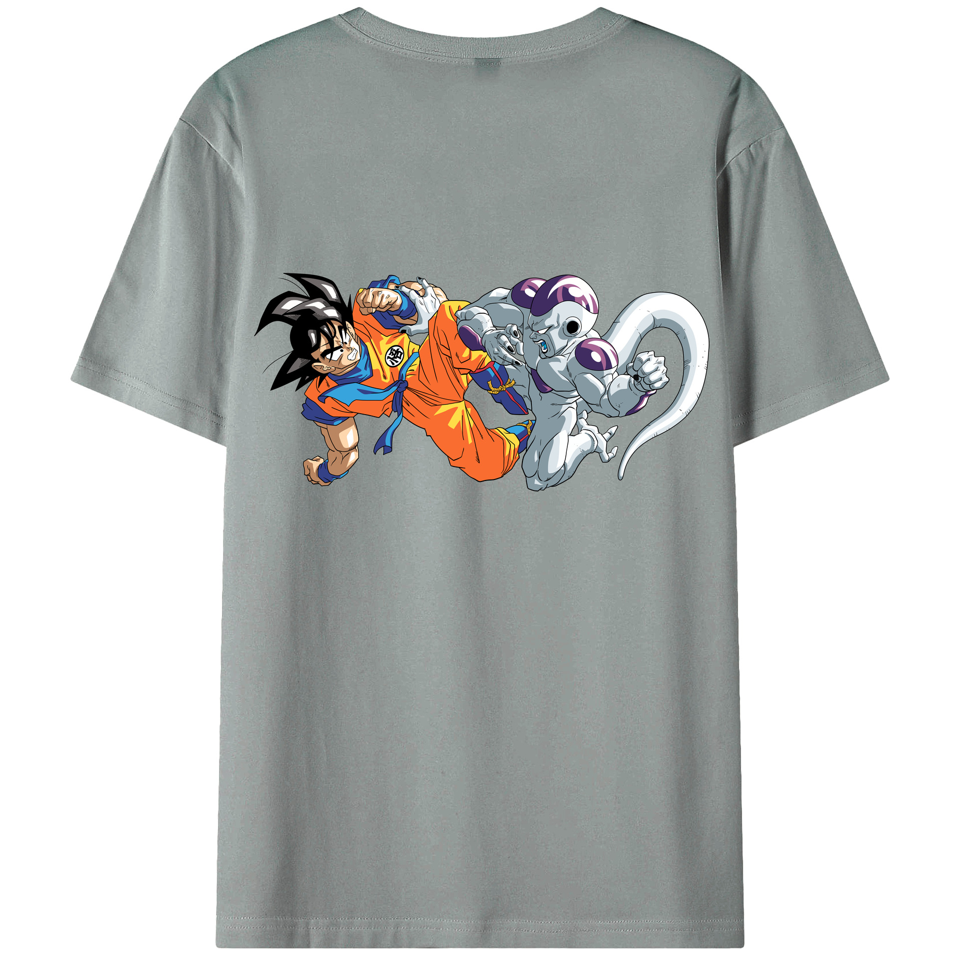 （画像用） ドラゴンボール 孫悟空（そん ごくう）Son Goku カカロット DRAGON BALL Kakarotto 綿100％ メンズ半袖Tシャツ（バックプリント） 通気性